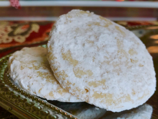 lemon snowdrop cookies