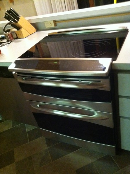 new oven is in