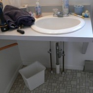 the old bathroom look