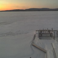 Tupper Lake in winter